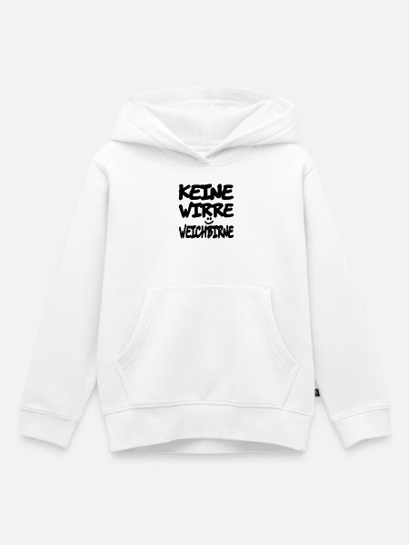 keine_wirre_weichbirne - Sweat Premium à capuche enfant bio - blanc