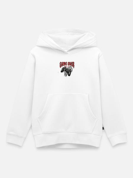 Game Over Retro Controller Grunge - Kinder Premium Organic Hoodie - Weiß