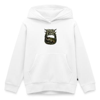 Pike Core Hecht Angeln - Kinder Premium Organic Hoodie - Weiß - Vorne - AI Model Kid Female (0cm)