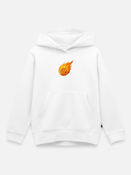 Meteor - Kinder Premium Organic Hoodie - Weiß