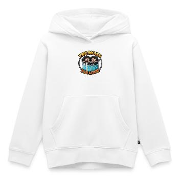 Two otters in a liter cup - Kids Premium Organic Hoodie - white - Front - AI Model Kid Female (0cm)