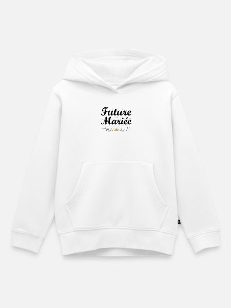 Braut - Kinder Premium Organic Hoodie - Weiß