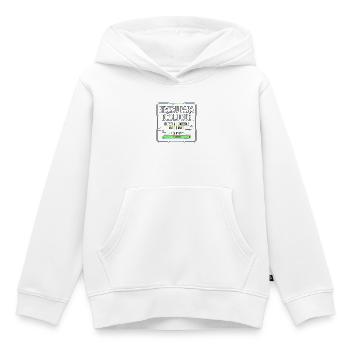Niveau papa débloqué, Futur Papa Gamer - Sweat Premium à capuche enfant bio - blanc - Devant - AI Model Kid Female (0cm)