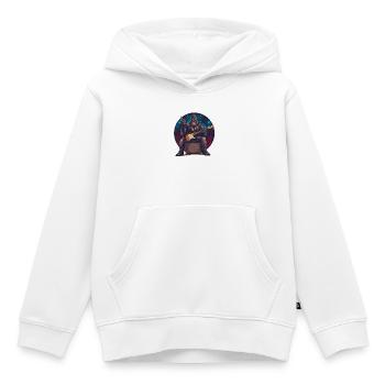 Metal Gorilla E-Gitarre Bühne Rock Musi - Kinder Premium Organic Hoodie - Weiß - Vorne - AI Model Kid Female (0cm)
