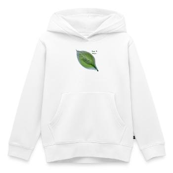 Keep_it_simple_Spathiphyllum_Peace_Lily_Bloom - Sweat Premium à capuche enfant bio - blanc - Devant - AI Model Kid Female (0cm)