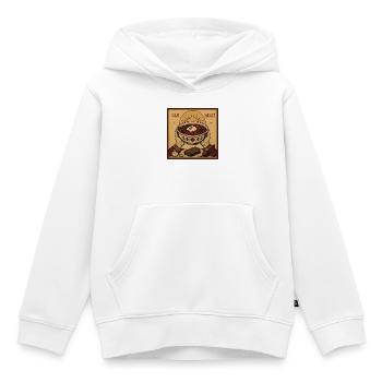 Ikone "Team Borscht" - Kinder Premium Organic Hoodie - Weiß - Vorne - AI Model Kid Female (0cm)