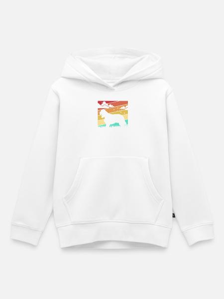 Cocker Spaniel - Kinder Premium Organic Hoodie - Weiß