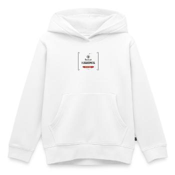 Bester Hundepapa – für Hundeliebhaber - Kinder Premium Organic Hoodie - Weiß - Vorne - AI Model Kid Female (0cm)
