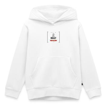 Die Braut – JGA Junggesellinnenabschied - Kinder Premium Organic Hoodie - Weiß - Vorne - AI Model Kid Female (0cm)