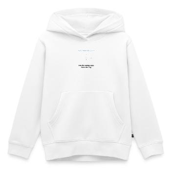 Wetter App Regenradar Lustiges Geschenk Shirt - Kinder Premium Organic Hoodie - Weiß - Vorne - AI Model Kid Female (0cm)