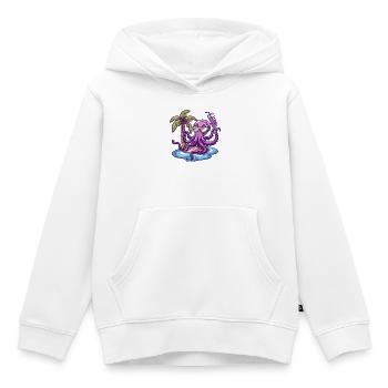 Oktopus Sommer Urlaub - Kinder Premium Organic Hoodie - Weiß - Vorne - AI Model Kid Female (0cm)
