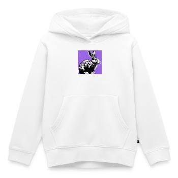 Kaninchen - Kinder Premium Organic Hoodie - Weiß - Vorne - AI Model Kid Female (0cm)