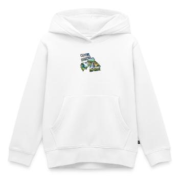Conception de la République centrafricaine - Sweat Premium à capuche enfant bio - blanc - Devant - AI Model Kid Female (0cm)