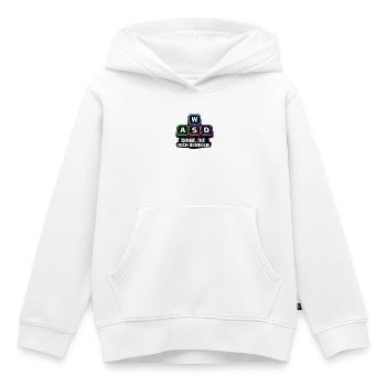 Dinge Die Mich Bewegen Shirt WASD Shirt PC Gamer - Kinder Premium Organic Hoodie - Weiß - Vorne - AI Model Kid Female (0cm)