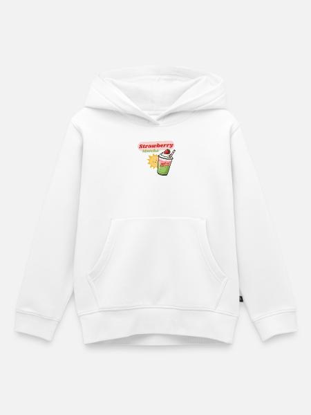 Strawberry Matcha (my 1st Choice) - Kinder Premium Organic Hoodie - Weiß