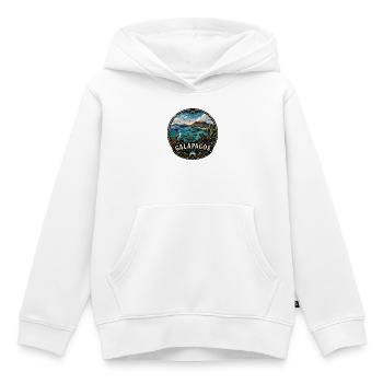 Galapagos Schildkröte Sommerurlaub Vulkaninsel - Kinder Premium Organic Hoodie - Weiß - Vorne - AI Model Kid Female (0cm)