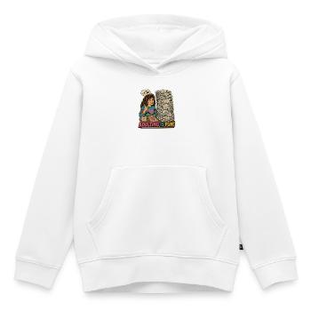 Adulting Is Fun Funny Retro Bills Meme Art - Kids Premium Organic Hoodie - white - Front - AI Model Kid Female (0cm)