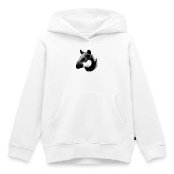 Schabrackentapir - Kinder Premium Organic Hoodie - Weiß - Vorne - AI Model Kid Female (0cm)