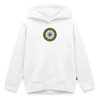 Bicycle Balance Bike Graphic - Kids Premium Organic Hoodie - white - Front - AI Model Kid Female (0cm)