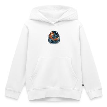 Wild & Wunderbar – Mystischer Fuchs - Kinder Premium Organic Hoodie - Weiß - Vorne - AI Model Kid Female (0cm)