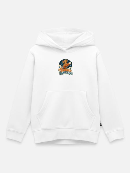 Endlich Schulkind – Capybara Einschulung - Kinder Premium Organic Hoodie - Weiß