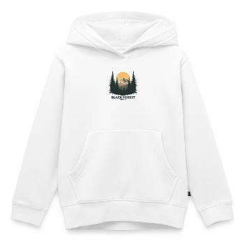 Insigne du patrimoine de la Forêt-Noire de Schwarzwald - Sweat Premium à capuche enfant bio - blanc - Devant - AI Model Kid Female (0cm)