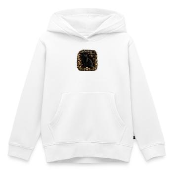 Bombay Mom Golden Cat Portrait - Kids Premium Organic Hoodie - white - Front - AI Model Kid Female (0cm)