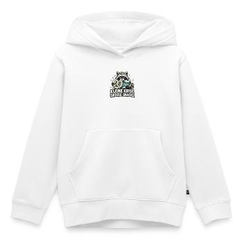 Kleine Krise, große Snacks - Kinder Premium Organic Hoodie - Weiß - Vorne - AI Model Kid Female (0cm)