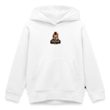 Allerbeste Sein Motiv Dart - Kinder Premium Organic Hoodie - Weiß - Vorne - AI Model Kid Female (0cm)