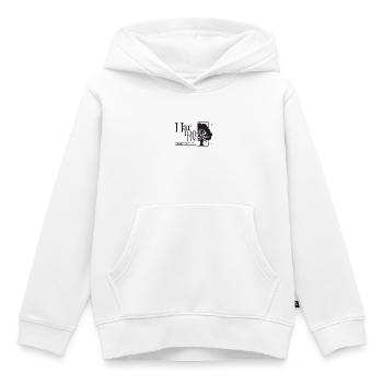 Logo de l’arbre d’équilibre Harmony - Sweat Premium à capuche enfant bio - blanc - Devant - AI Model Kid Female (0cm)