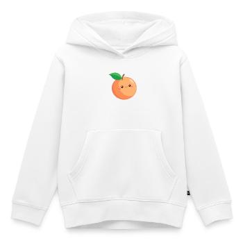 Pêche de Kawaii - Sweat Premium à capuche enfant bio - blanc - Devant - AI Model Kid Female (0cm)