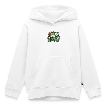 Gartenzeit ist Glückszeit - Kinder Premium Organic Hoodie - Weiß - Vorne - AI Model Kid Female (0cm)