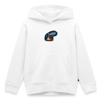 Gutenacht Hauszauber - Kinder Premium Organic Hoodie - Weiß - Vorne - AI Model Kid Female (0cm)