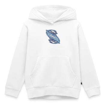 Crystal Streams – Attracteur étrange - Sweat Premium à capuche enfant bio - blanc - Devant - AI Model Kid Female (0cm)