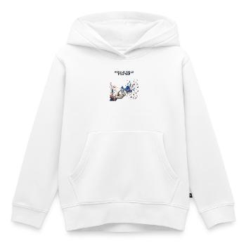 Merveilles en Pratique - Sweat Premium à capuche enfant bio - blanc - Devant - AI Model Kid Female (0cm)