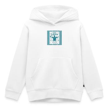 Tortue - Sweat Premium à capuche enfant bio - blanc - Devant - AI Model Kid Female (0cm)