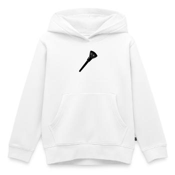 Make-up-Pinsel - Kinder Premium Organic Hoodie - Weiß - Vorne - AI Model Kid Female (0cm)
