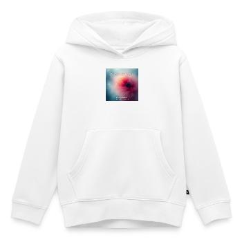 Echoes of Love von Monsoon/Mark Noone - Kinder Premium Organic Hoodie - Weiß - Vorne - AI Model Kid Female (0cm)