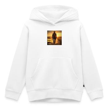 Heavy Mornings CD-Cover - Kinder Premium Organic Hoodie - Weiß - Vorne - AI Model Kid Female (0cm)