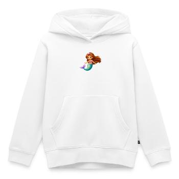 Meerjungfrauenprinzessin Korallenküste - Kinder Premium Organic Hoodie - Weiß - Vorne - AI Model Kid Female (0cm)