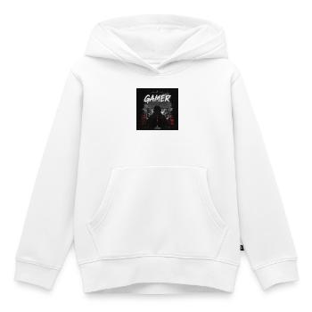 66059ea9-a9ff-4cad-98c7-b7805507dffe - Kinder Premium Organic Hoodie - Weiß - Vorne - AI Model Kid Female (0cm)
