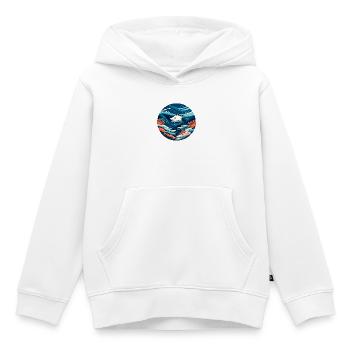 Traum vom Great Barrier Reef - Kinder Premium Organic Hoodie - Weiß - Vorne - AI Model Kid Female (0cm)