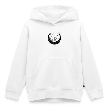 Canyon in der Mondsichel - Kinder Premium Organic Hoodie - Weiß - Vorne - AI Model Kid Female (0cm)