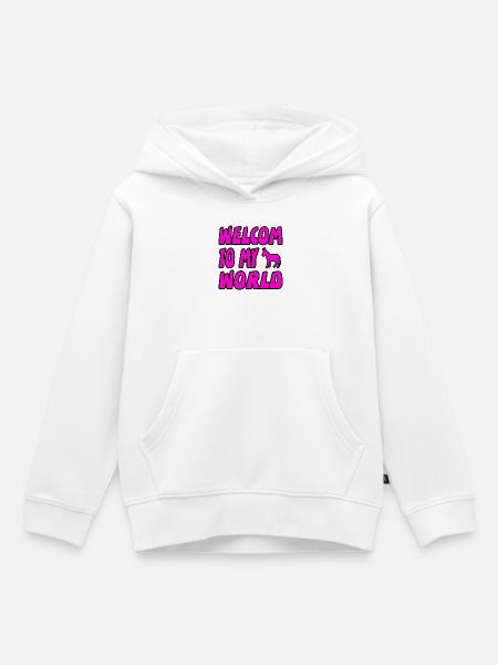 Esel - Kinder Premium Organic Hoodie - Weiß