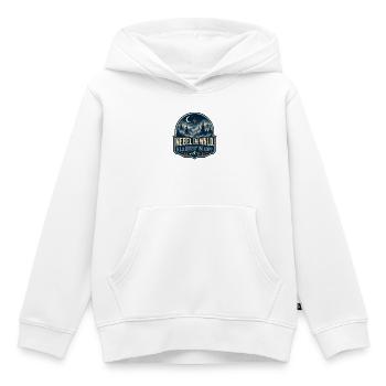 Nebel im Wald – Klarheit im Kopf - Kinder Premium Organic Hoodie - Weiß - Vorne - AI Model Kid Female (0cm)