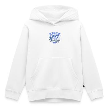 Schulbeginn 2026 Erstklasse - Kinder Premium Organic Hoodie - Weiß - Vorne - AI Model Kid Female (0cm)
