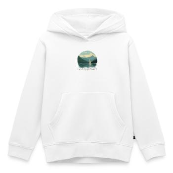 Lake Constance Sailing | Vintage Travel Poster - Kinder Premium Organic Hoodie - Weiß - Vorne - AI Model Kid Female (0cm)