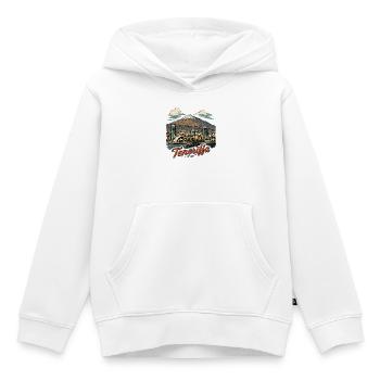 Teneriffa Skyline Mt Teide - Kinder Premium Organic Hoodie - Weiß - Vorne - AI Model Kid Female (0cm)