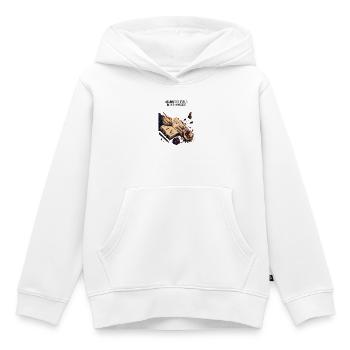 Kreatives Notizbuch und Schmetterlinge - Kinder Premium Organic Hoodie - Weiß - Vorne - AI Model Kid Female (0cm)