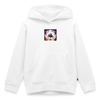 Vampirspinnenkönig Halloween - Kinder Premium Organic Hoodie - Weiß - Vorne - AI Model Kid Female (0cm)